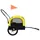 2-i-1-Cykelvagn för husdjur och joggingvagn gul och svart